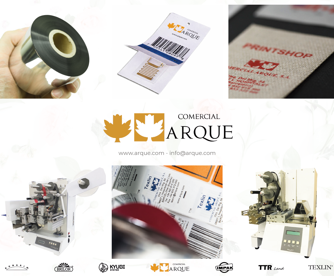 Trazabilidad textil con RFID integrado en soporte técnico